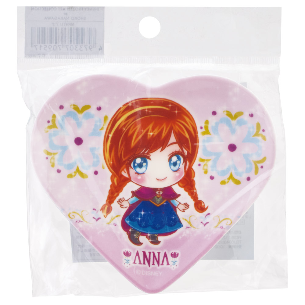 【メール便対象品】 メラミン ミニプレート ハート 食器 小鉢 小皿 ミニ プレート お皿 取り皿  MPHT1 スケーター skater 中川翔子 アナと雪の女王 アナ雪 アナ【醤油皿 おやつ 食事 小物入れ】
