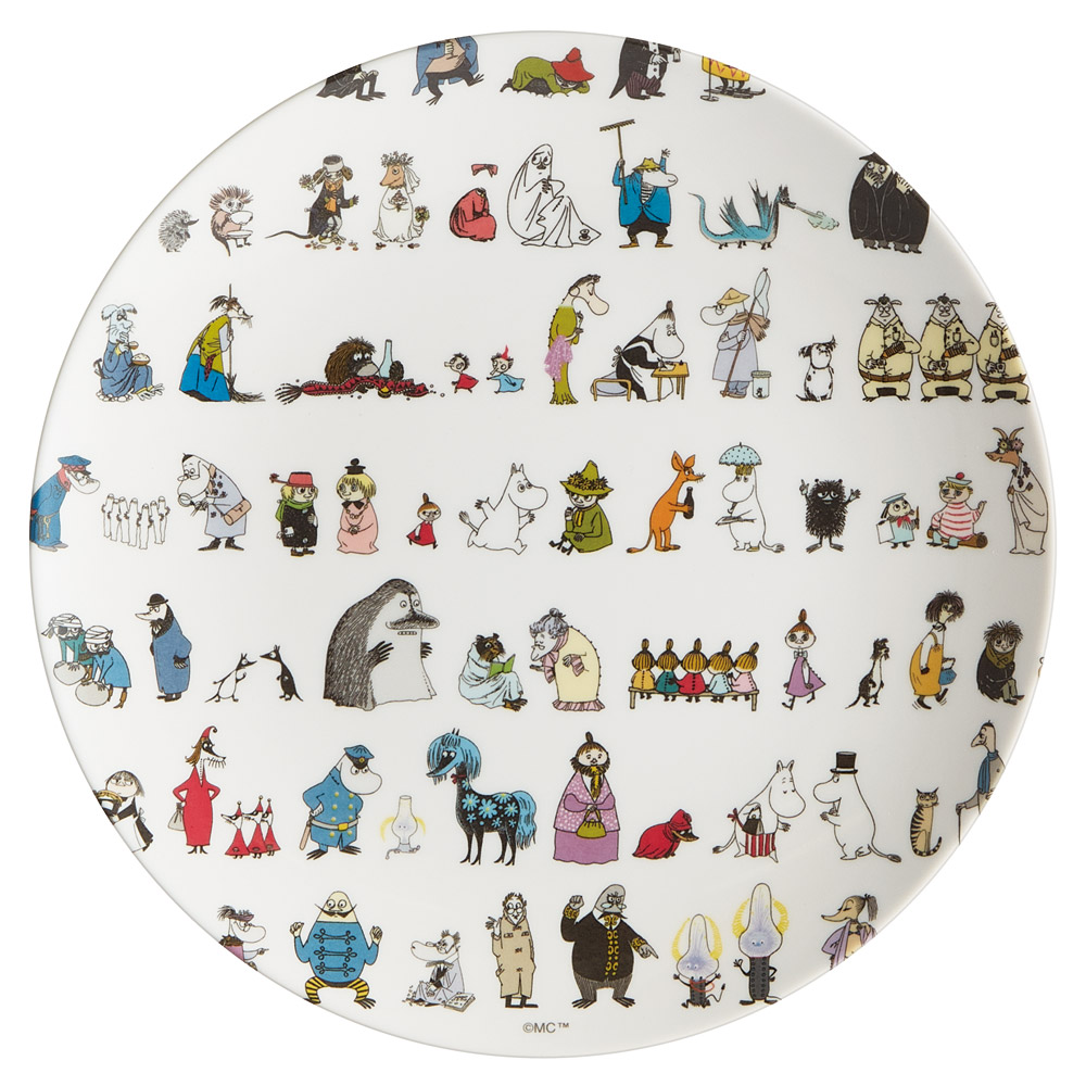 スケーター メラミン 皿 プレート お皿 さら おしゃれ キャラクター 朝食 トースト 来客用 skater MPL20P ムーミン 80 Moomin リトルミイ 女性 レディース【取り皿 柄 お菓子 サラダ プレゼント 洋食器 洋風 丸型】
