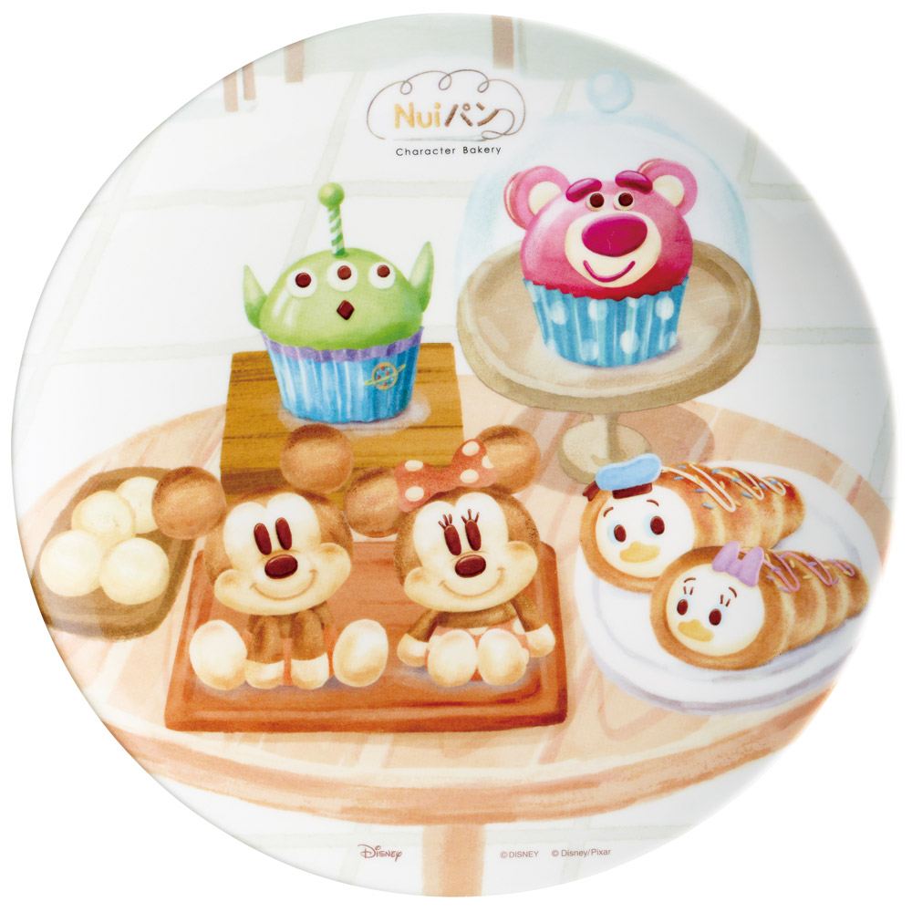 スケーター メラミン 皿 プレート お皿 さら おしゃれ キャラクター 朝食 トースト 来客用 skater MPL20P Nuiパン (A) ぬいパン ぬいぱん ヌイパン ディズニー【取り皿 柄 お菓子 サラダ プレゼント 洋食器 洋風 丸型】