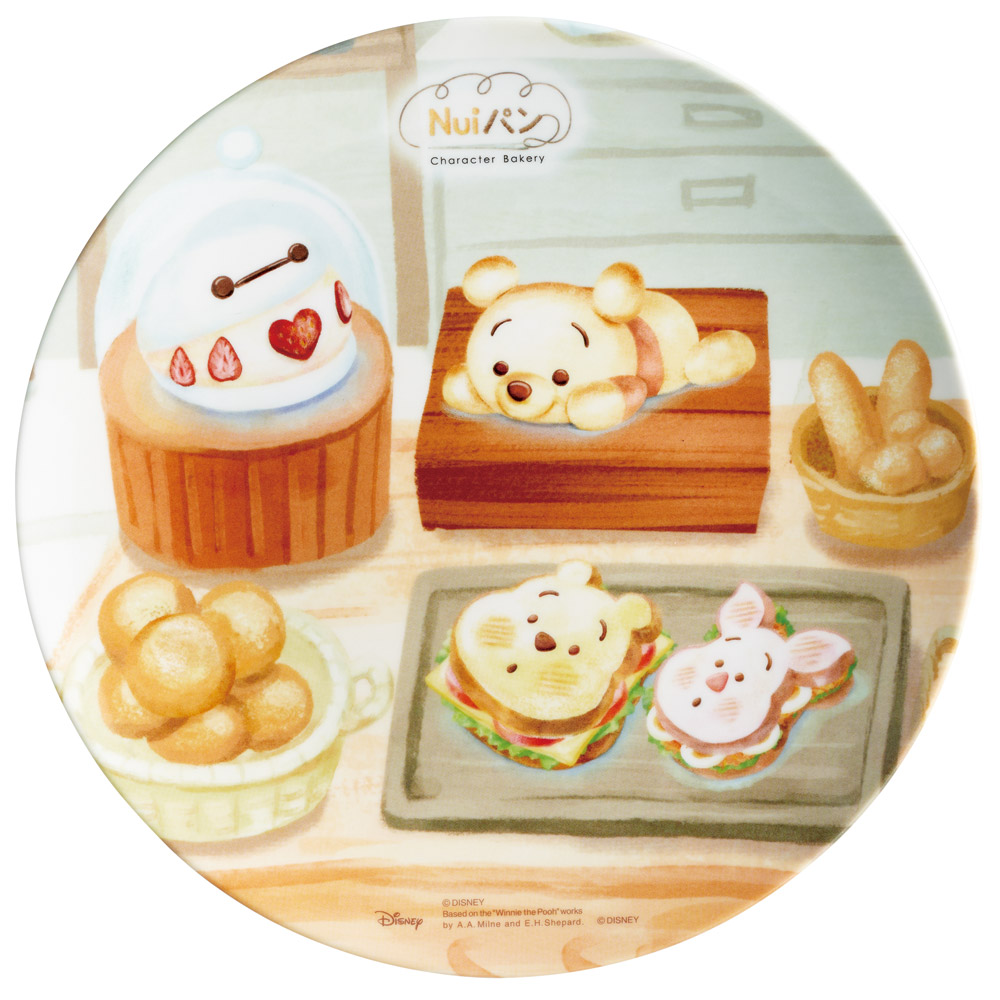 スケーター メラミン 皿 プレート お皿 さら おしゃれ キャラクター 朝食 トースト 来客用 skater MPL20P Nuiパン (B) ぬいパン ぬいぱん ヌイパン ディズニー【取り皿 柄 お菓子 サラダ プレゼント 洋食器 洋風 丸型】