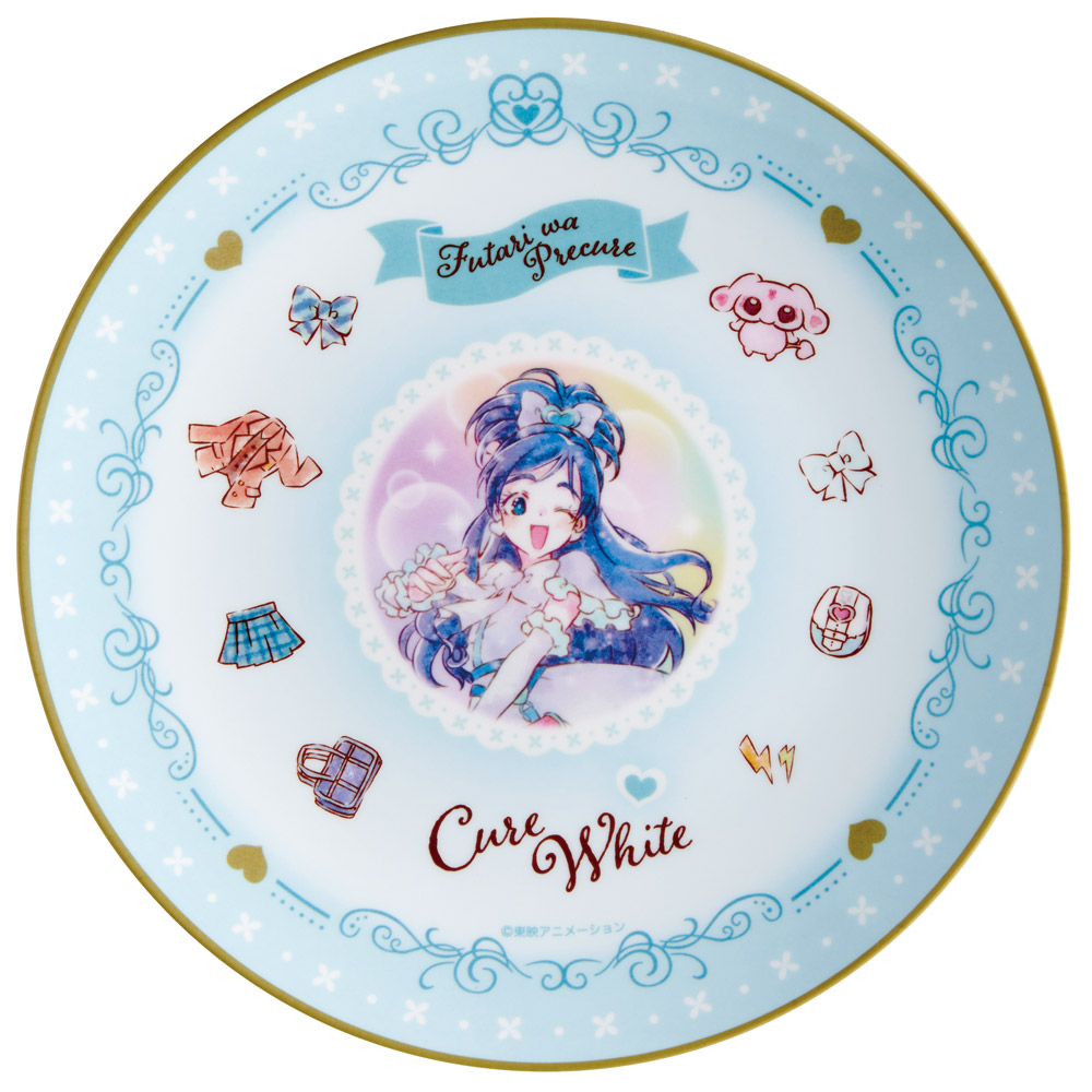 スケーター メラミン 皿 プレート お皿 さら おしゃれ キャラクター 朝食 トースト 来客用 skater MPL20P ふたりはプリキュア キュアホワイト プリキュア グッズ【取り皿 柄 お菓子 サラダ プレゼント 洋食器 洋風 丸型】