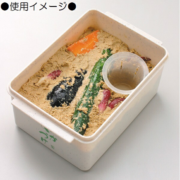 便利な水取り付き//ぬかづけ ぬか漬け 糠漬け 糠づけ レシピ付き 野菜 べったら漬け みそ漬け// スケーター