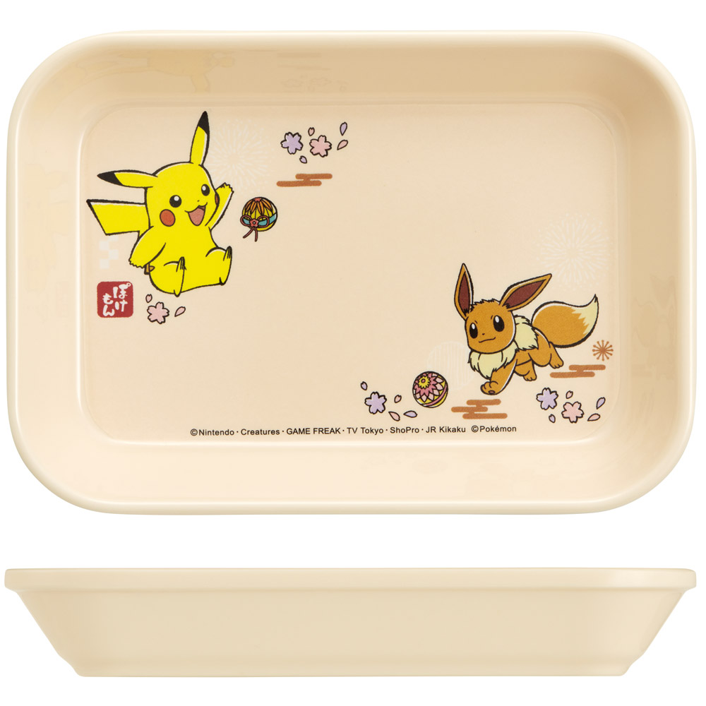 メラミン製 食器 トレー M 皿 お皿 メラミン プレート トレイ メラミントレイ skater スケーター MTSI4 ポケットモンスター ポケモン ピカチュウ 男の子【メラミントレー メラミンプレート メラミン食器 おしゃれ】