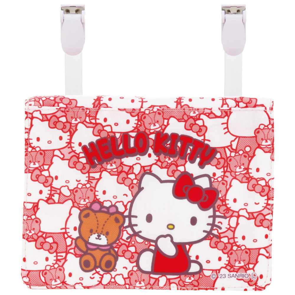 おでかけ 2WAY ポケット 移動ポケット ショルダー クリップ 付けポケット 子供用 skater スケーター ODKP2 キティ ハローキティ キティちゃん 女の子【ポケットポーチ クリップポーチ キャラクター かわいい】