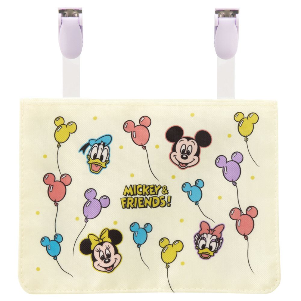 おでかけ 2WAY ポケット 移動ポケット ショルダー クリップ 付けポケット 子供用 skater スケーター ODKP2 風船 ミッキーマウス ミッキー Mickey 男の子 女の子【ポケットポーチ クリップポーチ キャラクター かわいい】