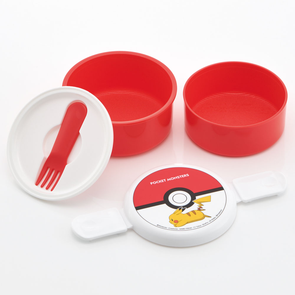 お弁当箱 二段 500ml レンジ対応丸型 かわいい キャラクター 子供 キッズ スケーター ONWR1AG ポケットモンスター ポケモン ピカチュウ 男の子