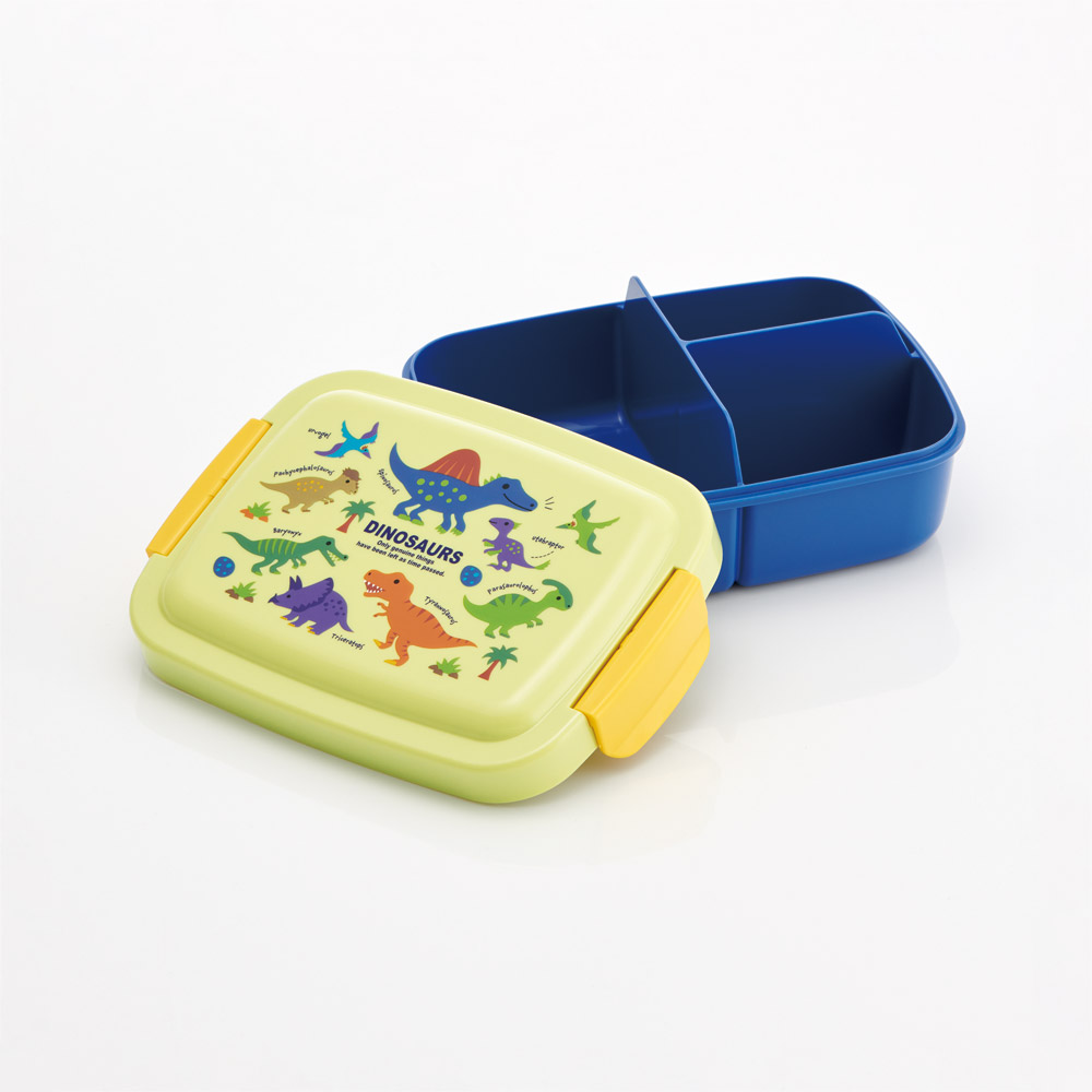 キッズ ランチボックス 840ml お弁当箱 弁当箱 仕切り 一体型 ランチ 子供 こども スケーター skater P84 ディノサウルス 恐竜 ダイナソー 男の子 男子