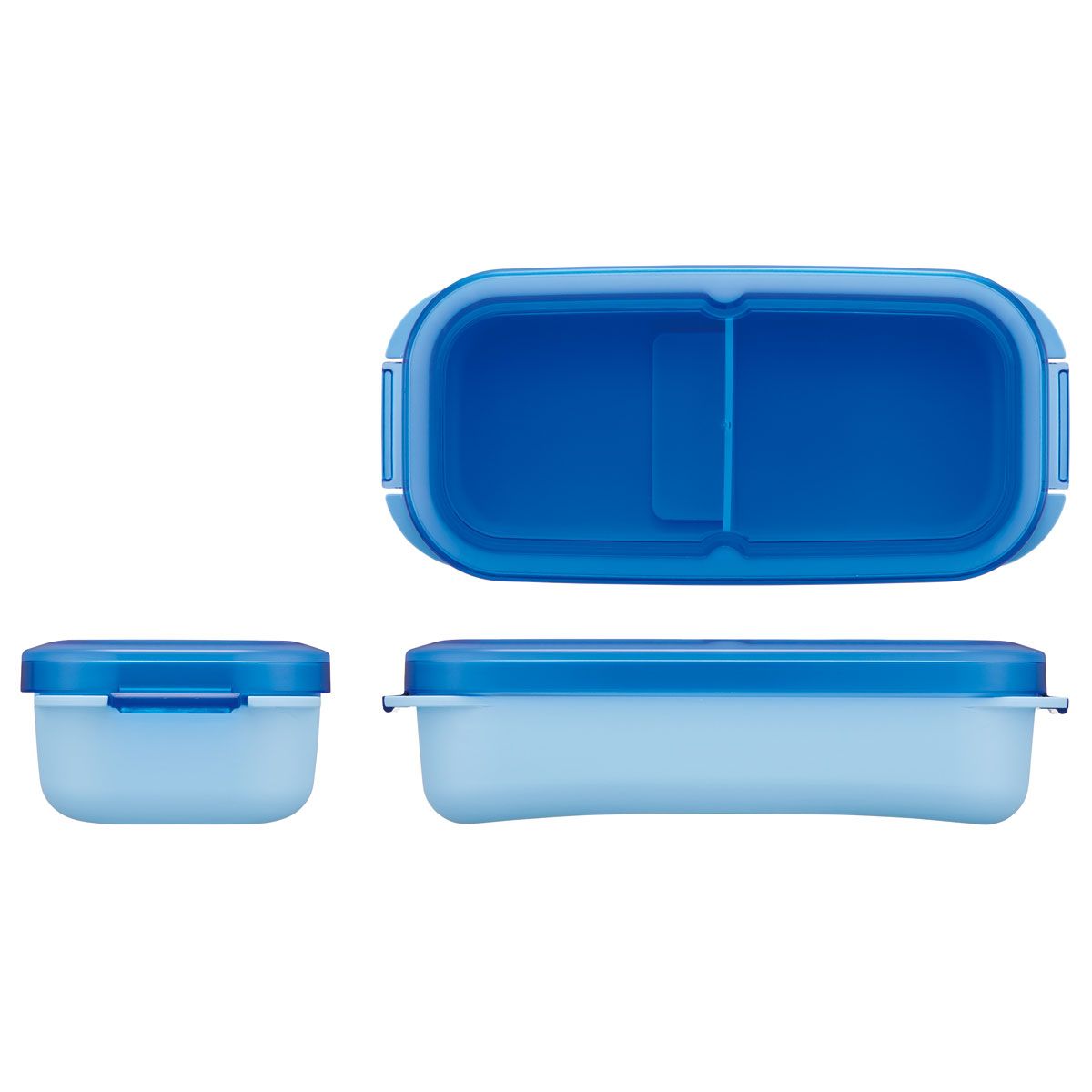 スケーター パッキン一体型 ラク洗 らくあら ランチボックス 440ml 1段 留め具一体型 洗いやすい skater PALB5 アクアブルー【弁当箱 お弁当 電子レンジ 食洗機 対応 大人 子供】