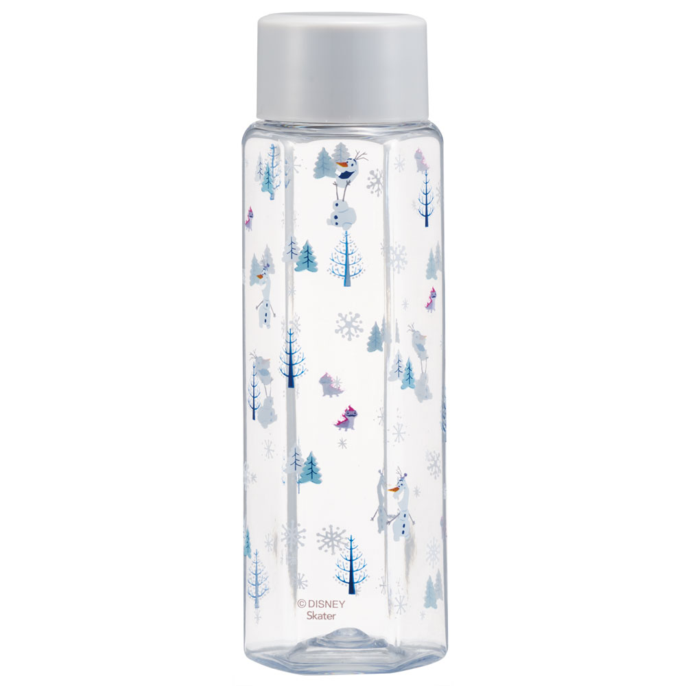 六角形 水筒 プラスチック 250ml ブロー ボトル 大人 キッズ 子供 直飲み 透明 スケーター skater PDH3 オラフ アナと雪の女王 アナ雪 ディズニー 女の子 女子