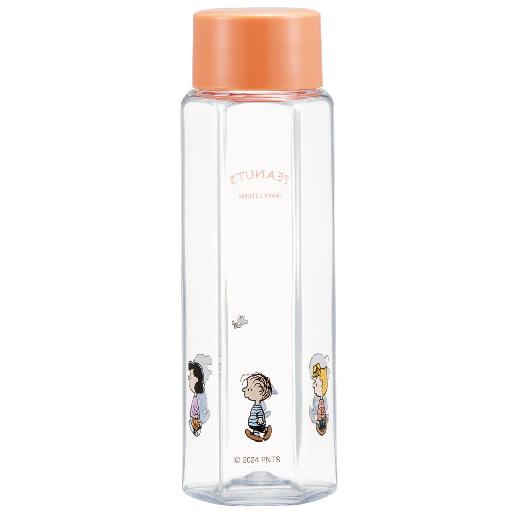 六角形 水筒 プラスチック 250ml ブロー ボトル 大人 キッズ 子供 直飲み 透明 スケーター skater PDH3 スヌーピー SNOOPY ピーナッツ 女性 レディース