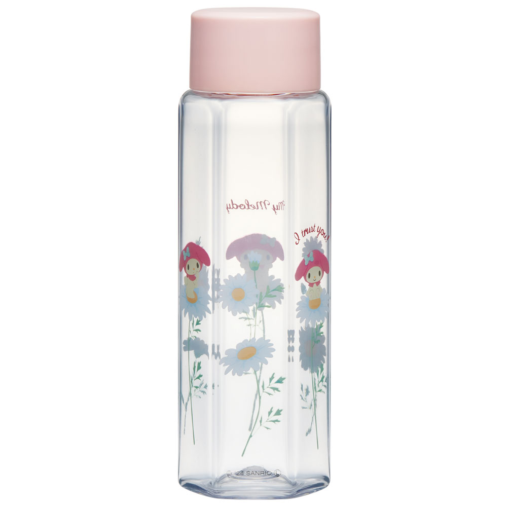 六角形 水筒 プラスチック 250ml ブロー ボトル 大人 キッズ 子供 直飲み 透明 スケーター skater PDH3 マイメロディ マイメロ サンリオ 女の子 女子