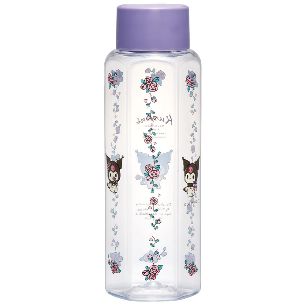 六角形 水筒 プラスチック 350ml ブロー ボトル 大人 キッズ 子供 直飲み 透明 スケーター skater PDH4 クロミ クロミちゃん 女の子 女子