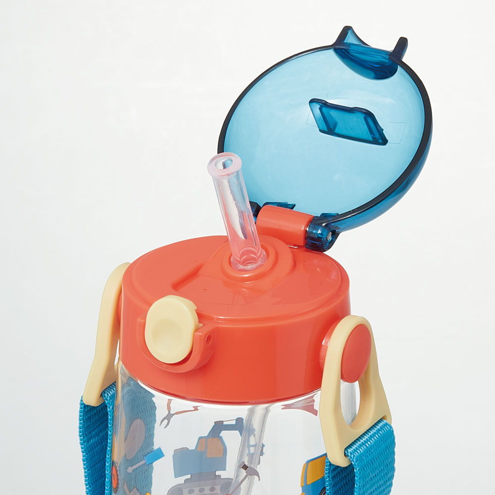 【送料無料】ワンプッシュストローボトル 480ml はたらくクルマ/PDSH5_4973307600050
