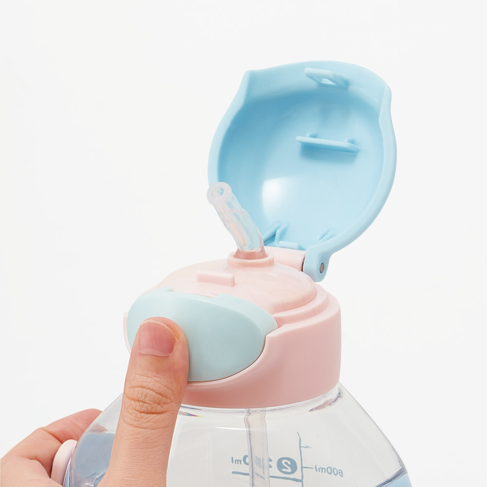 【送料無料】ワンプッシュ ストロー ボトル 水筒 780ml キッズ 子供 キャラクター かわいい スケーター skater PDSH8DX シナモロール シナモン サンリオ 女の子 女子
