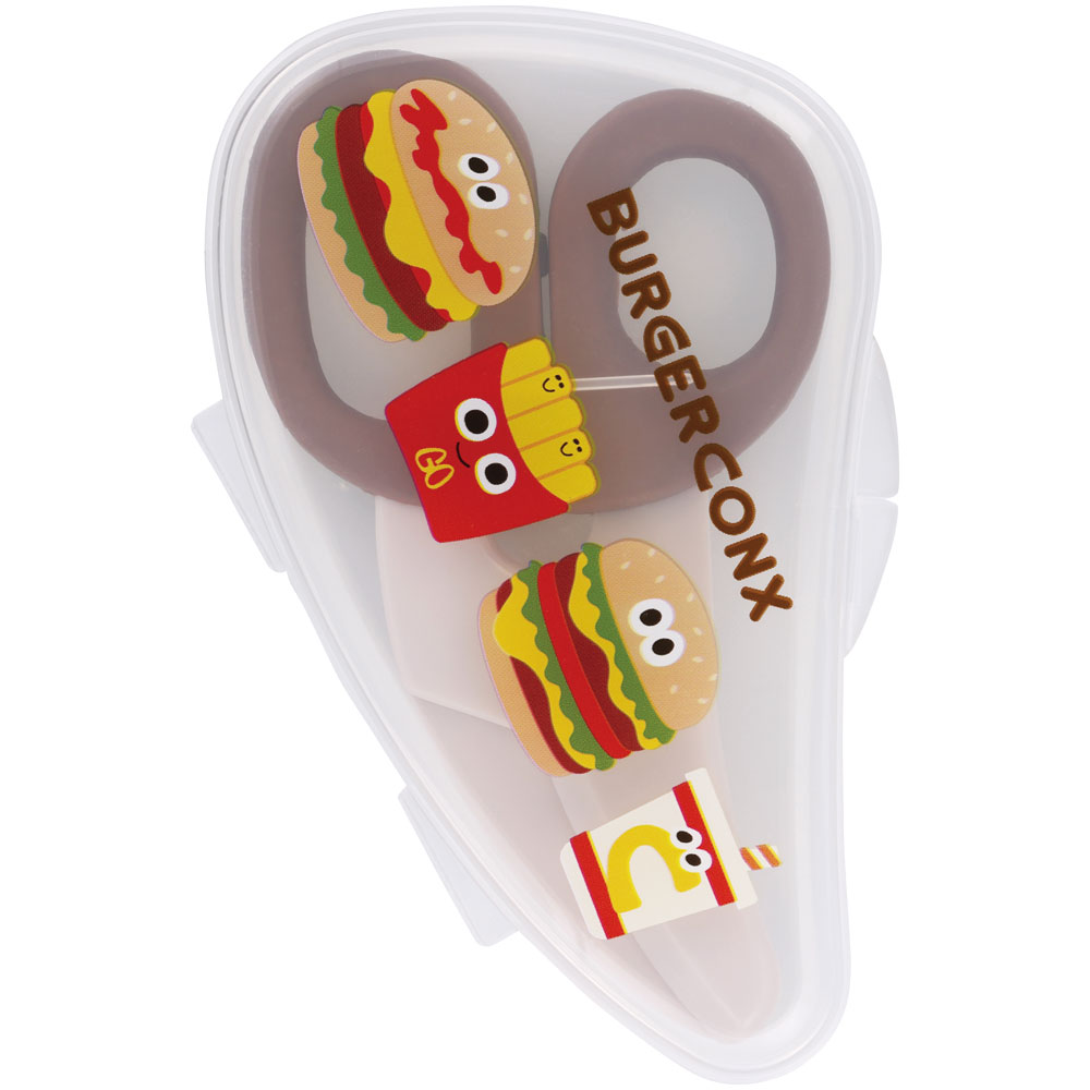 ペット用 フード カッター カット ハサミ 犬 猫 ごはん 食事 便利 PFC1 スケーター skater バーガーコンクス BURGER CONX 男の子 女の子【はさみ ケース 付き 食べ物 手作り 携帯 ケース入り 衛生的 外出先 ペット わんちゃん】