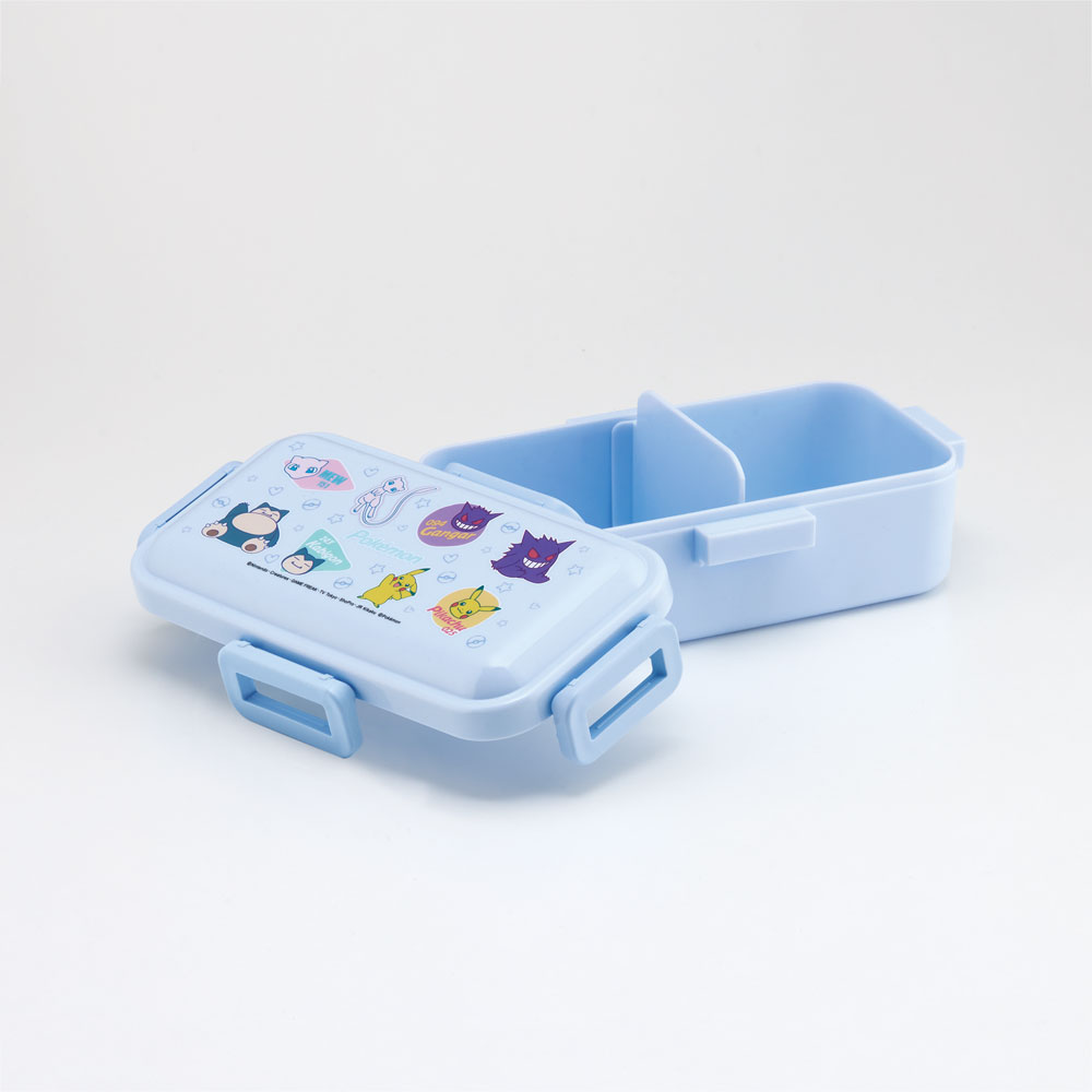 おかずがつぶれにくい 抗菌ふわっと弁当箱 1段/530ml ポケットモンスター カラフル/PFLB6AG_4973307667886