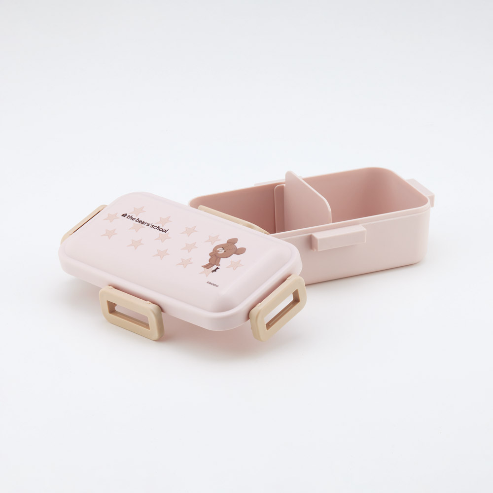 おかずがつぶれにくい 抗菌ふわっと弁当箱 1段/530ml くまのがっこうココア/PFLB6AG_4973307678370