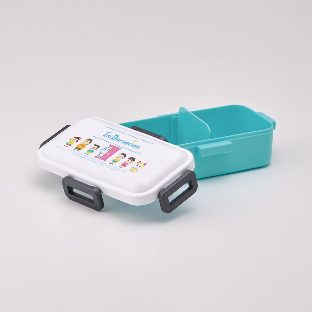 おかずがつぶれにくい 抗菌ふわっと弁当箱 1段/530ml ドラえもん ドット/PFLB6AG_4973307688942