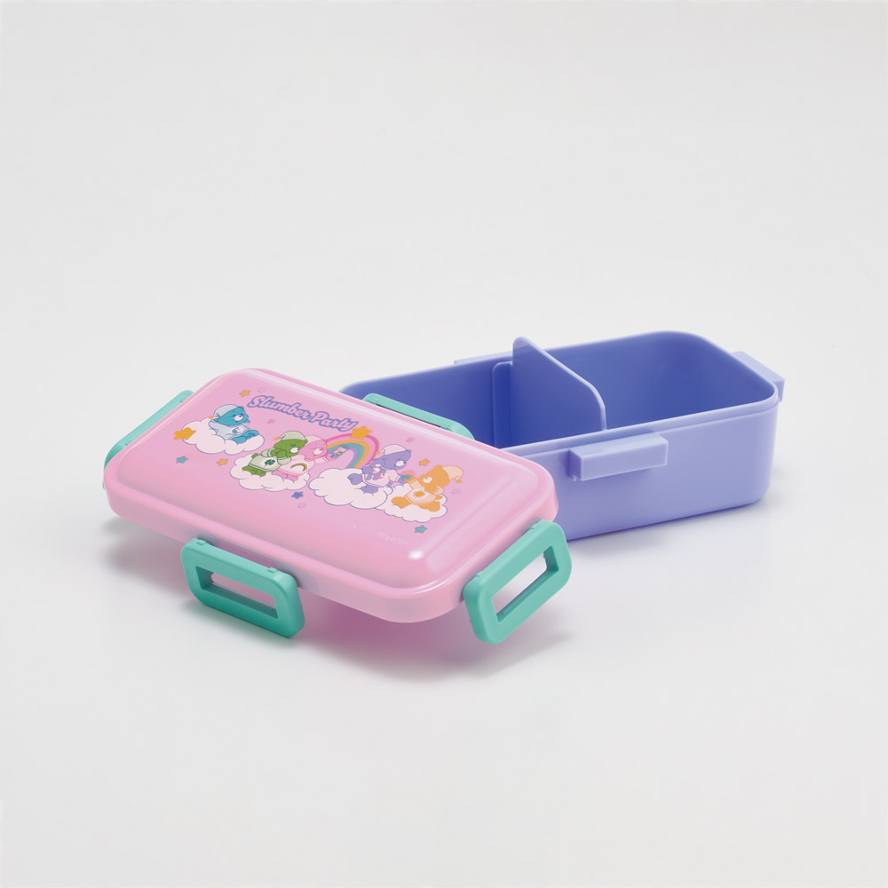 おかずがつぶれにくい 抗菌ふわっと弁当箱 1段/530ml Care Bears ケアベア/PFLB6AG_4973307702938
