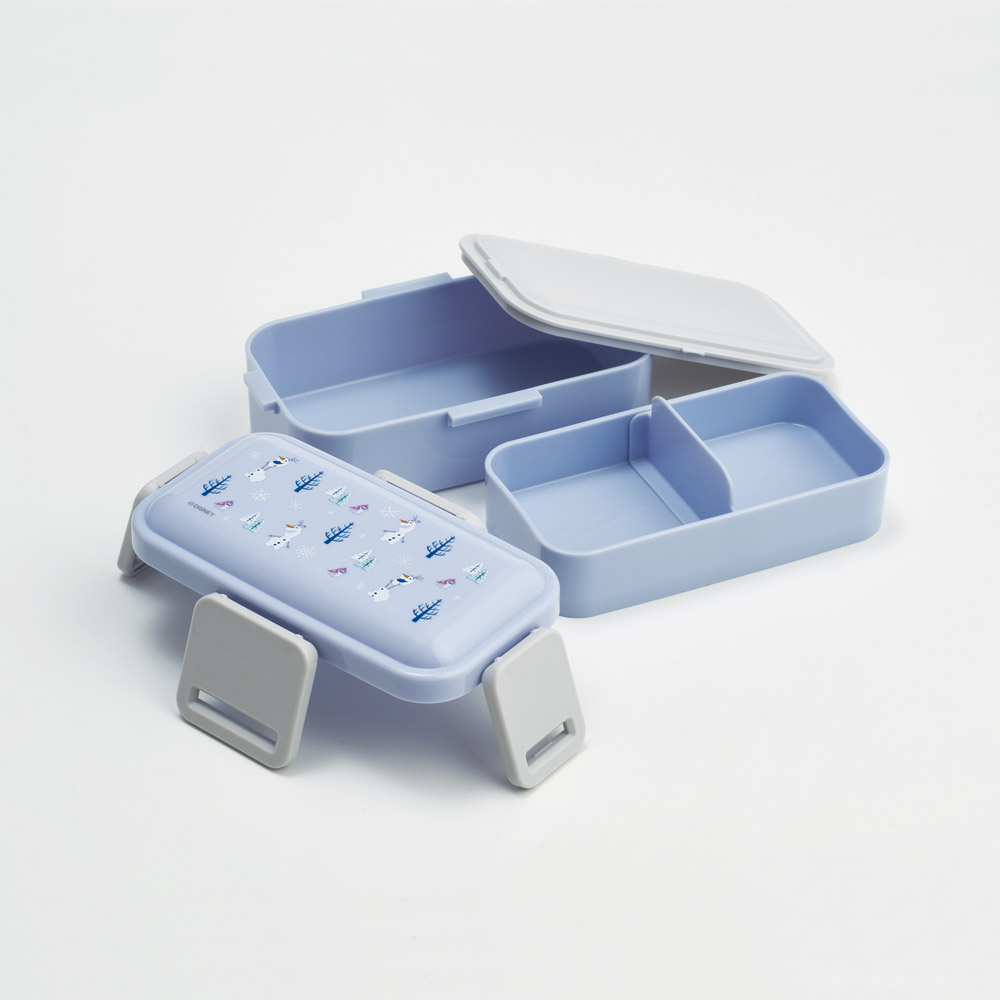 おかずがつぶれにくい抗菌ふわっとフタ弁当箱 2段/600ml オラフ/PFLW4AG_4973307677649