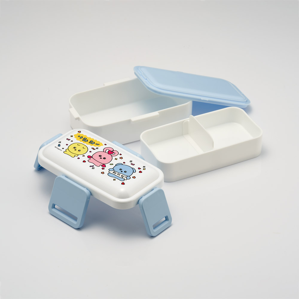 おかずがつぶれにくい抗菌ふわっとフタ弁当箱 2段/600ml チェゴシム/PFLW4AG_4973307687273