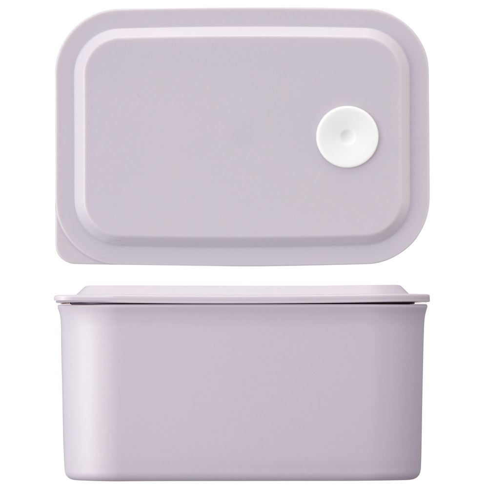 行楽 ランチ ケース S 320ml 1段 お弁当箱 弁当 ランチボックス バイオマス スケーター skater PL32B セピア カラー ラベンダー 紫 むらさき