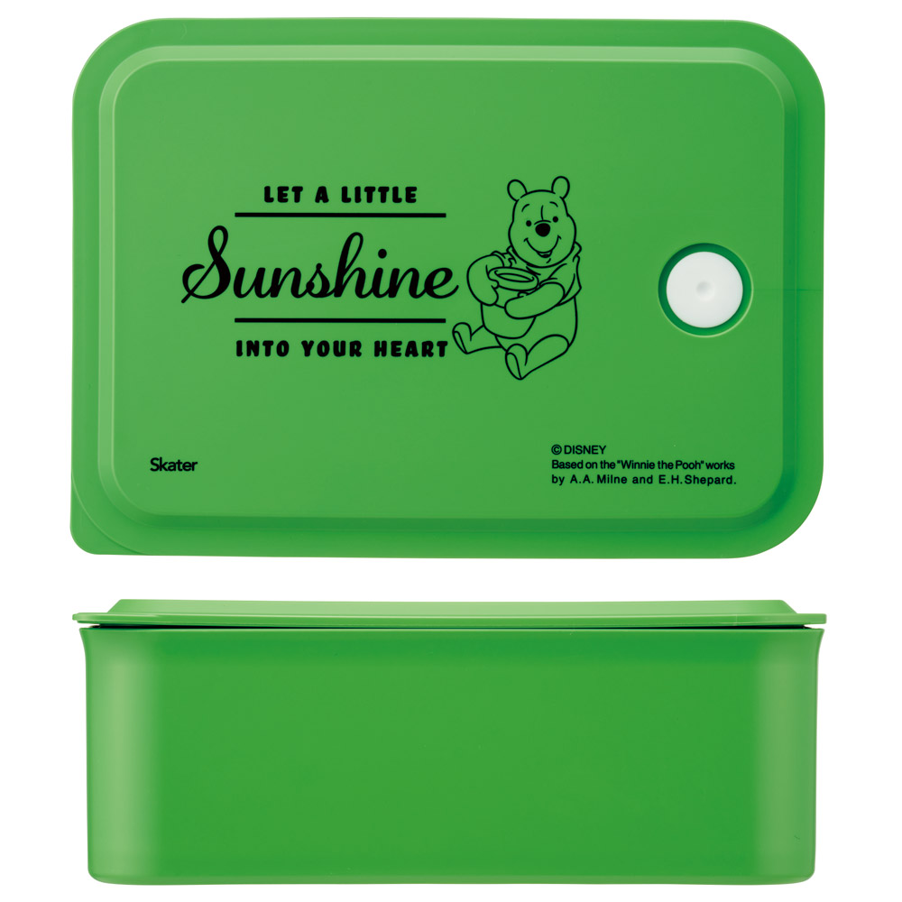 行楽 ランチ ケース M 700ml 1段 お弁当箱 弁当 ランチボックス バイオマス スケーター skater PL70B くまのプーさん プーさん Pooh 女性 レディース