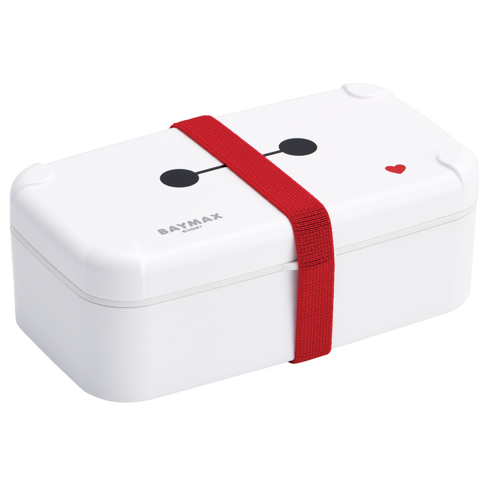 スケーター 弁当箱 スマホスタンド付き 600ml 1段 箸付き 仕切り 食洗機 レンジ 対応 日本製 skater PLB6SSH ベイマックス 26年 ディズニー Disney 男子 女子【ランチボックス スマホ スタンド ランチベルト】