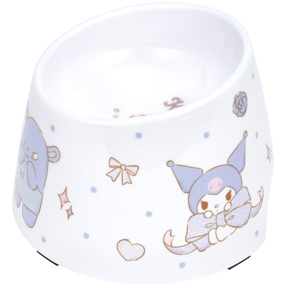 メラミン製 フード ボウル ペット 食器 エサ 犬 わんちゃん メラミン キャラクター スケーター skater PMFB1 クロミ クロミちゃん サンリオ 女の子 女子【いぬ 餌 エサ 皿 ワンちゃん】