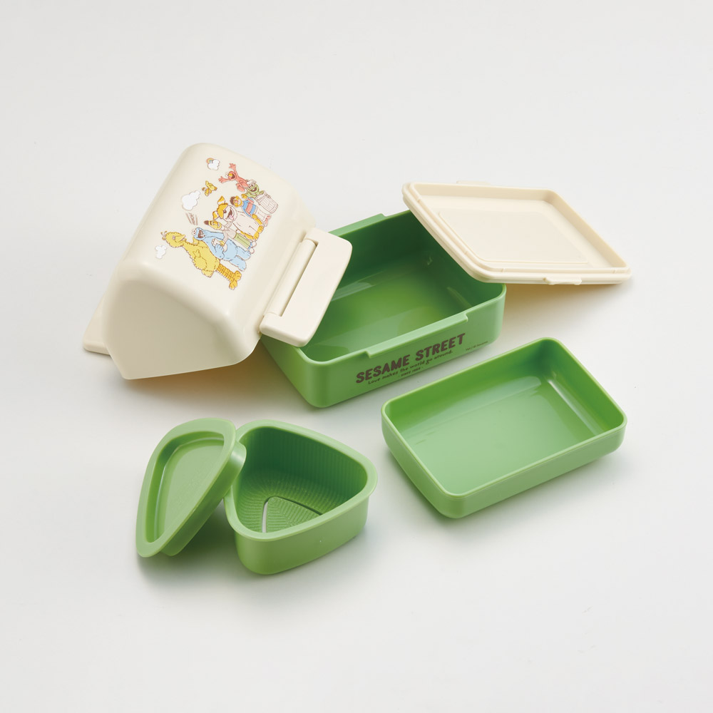 抗菌 おにぎり ランチ ボックス お弁当箱 240ml ランチボックス 弁当 おうち スケーター skater POT5AG セサミストリート セサミ 男の子 女の子 女子