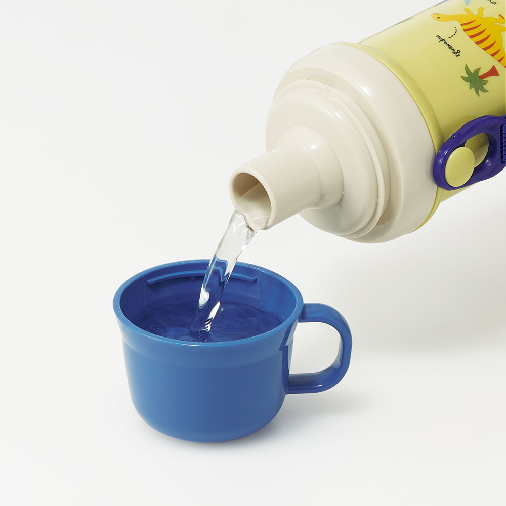 水筒 キッズ プラスチック 直飲み コップ 2WAY ボトル 480ml 約500ml スケーター skater PSB5KD ディノサウルス 恐竜 ダイナソー 男の子 男子