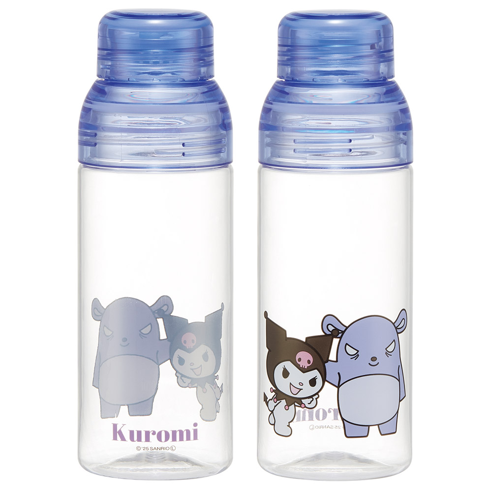 【送料無料】マスコット 入り ドリンク ボトル 水筒 480ml プラスチック 大人 直飲み 軽量 スケーター skater PSPR5MC クロミ クロミちゃん サンリオ 女の子 女子