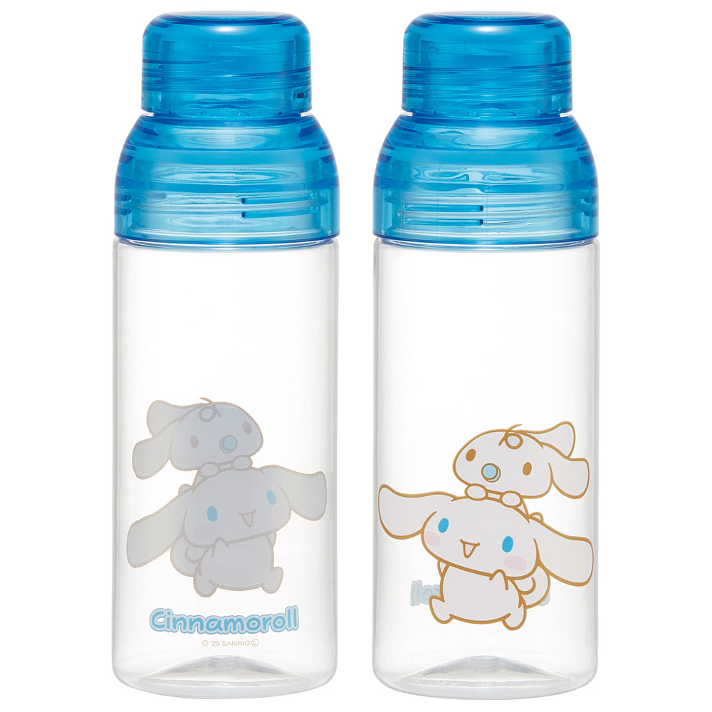 【送料無料】マスコット 入り ドリンク ボトル 水筒 480ml プラスチック 大人 直飲み 軽量 スケーター skater PSPR5MC シナモロール シナモン サンリオ 女の子 女子