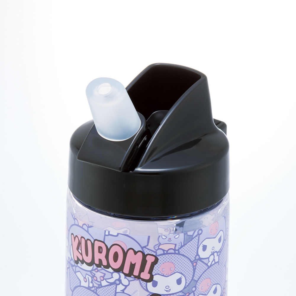 ストロー ボトル 水筒 500ml スパウト型 プラスチック クリア キッズ 子供 スケーター skater PSTB5 クロミ クロミちゃん サンリオ 女の子 女子