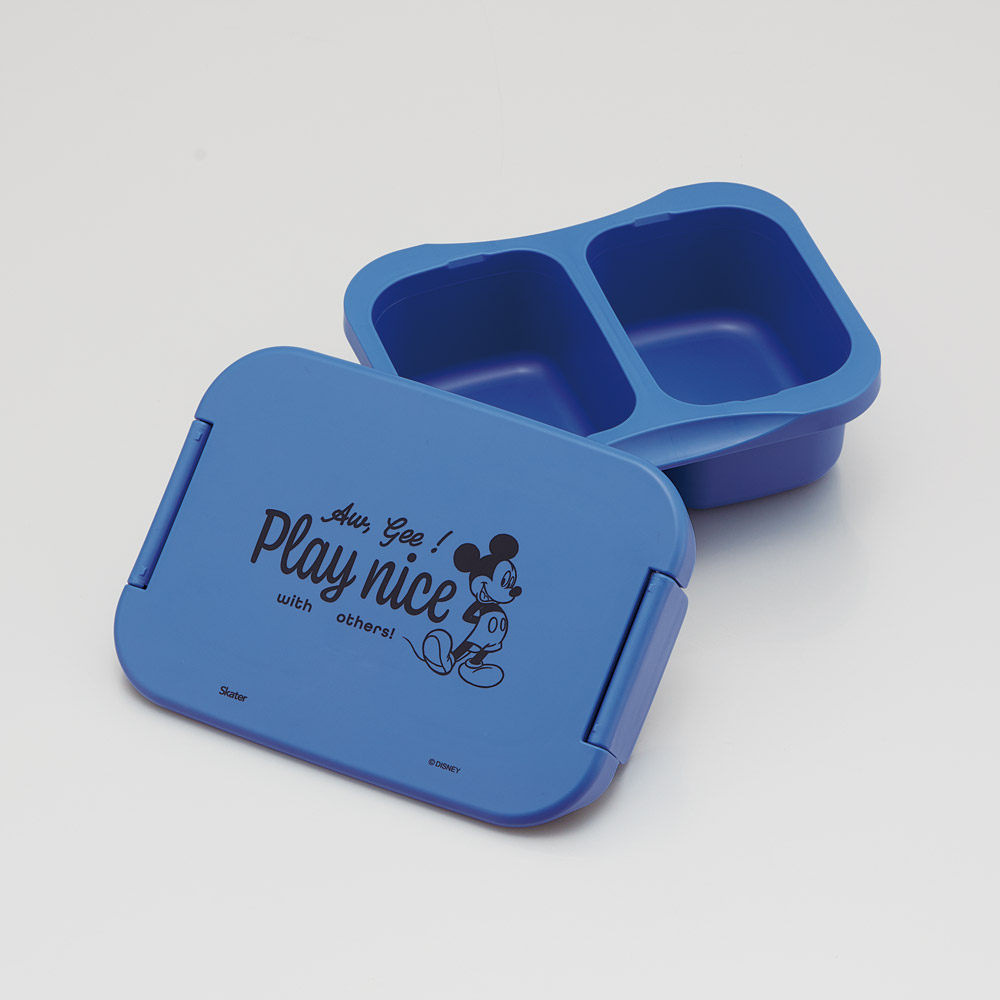 抗菌 セパレート型 弁当箱 500ml タイト ランチボックス 1段 一体型仕切り スケーター skater PTLBS5AG ミッキーマウス ミッキー Mickey 男の子 女の子