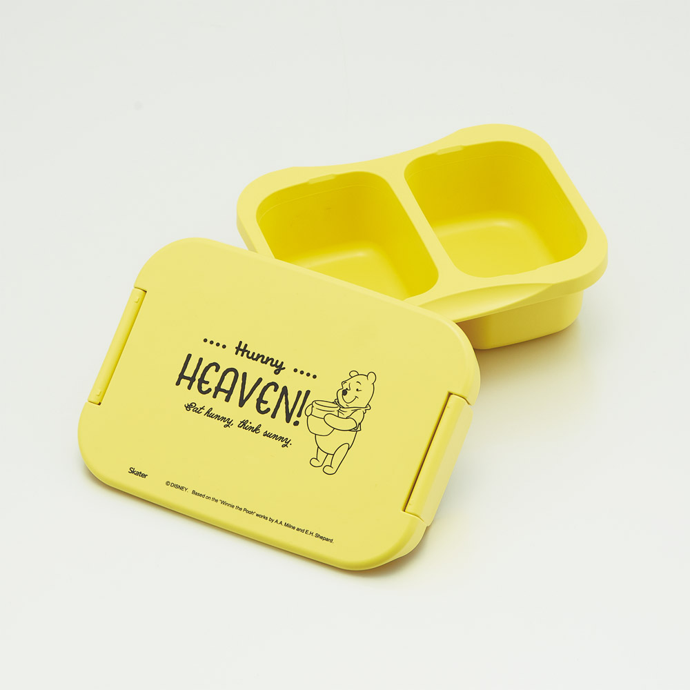 抗菌 セパレート型 弁当箱 500ml タイト ランチボックス 1段 一体型仕切り スケーター skater PTLBS5AG くまのプーさん プーさん Pooh 女性 レディース