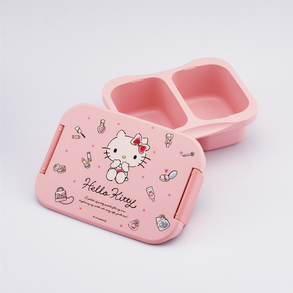 抗菌 セパレート型 弁当箱 500ml タイト ランチボックス 1段 一体型仕切り スケーター skater PTLBS5AG キティ ハローキティ キティちゃん 女の子