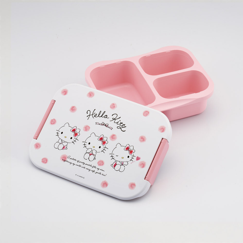 抗菌 セパレート型 弁当箱 900ml タイト ランチボックス 1段 一体型仕切り スケーター skater PTLBS9AG キティ ハローキティ キティちゃん 女の子