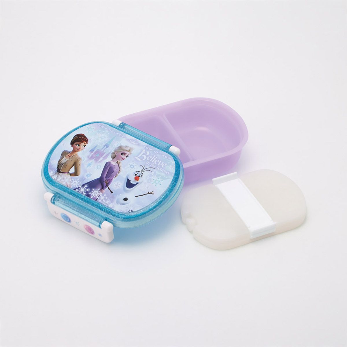 スケーター 保冷 お弁当箱 子供 360ml タイト ランチボックス 1段 弁当箱 レンジ対応 skater QA2BNIC アナと雪の女王 26年 アナ雪 ディズニー 女の子 女子【保冷剤 キャラクター 一段 丸型 可愛い 幼稚園 キッズ】
