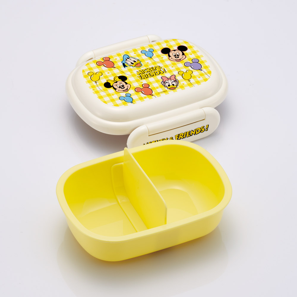お弁当箱 子供 1段 270ml おしゃれ 幼稚園 弁当箱 仕切り ドーム型 キャラクター skater スケーター QAF1AG 風船 ミッキーマウス ミッキー Mickey 男の子 女の子