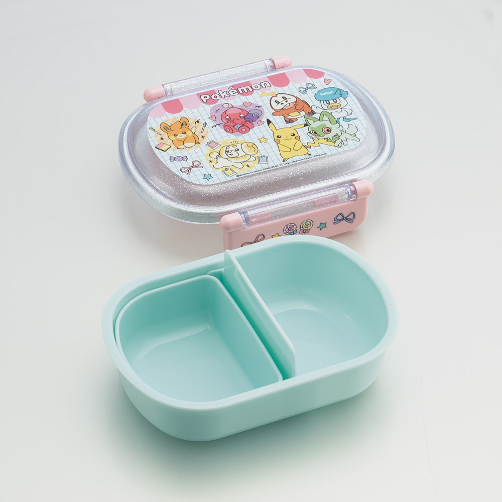 抗菌おかずがつぶれにくい ふわっとフタお弁当箱 1段/360ml ポケモン ポッピング/QAF2BAAG_4973307687198
