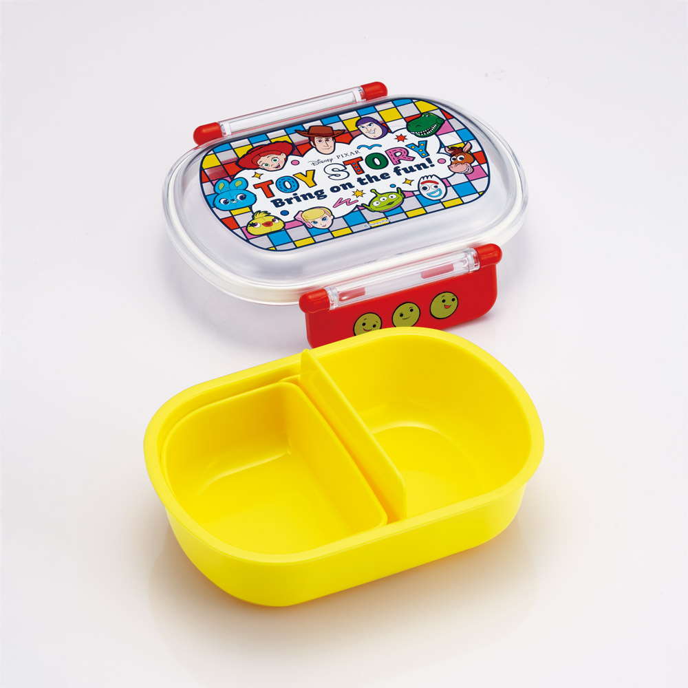 抗菌おかずがつぶれにくい ふわっとフタお弁当箱 1段/360ml トイ・ストーリー２５／QAF2BAAG_4973307689765