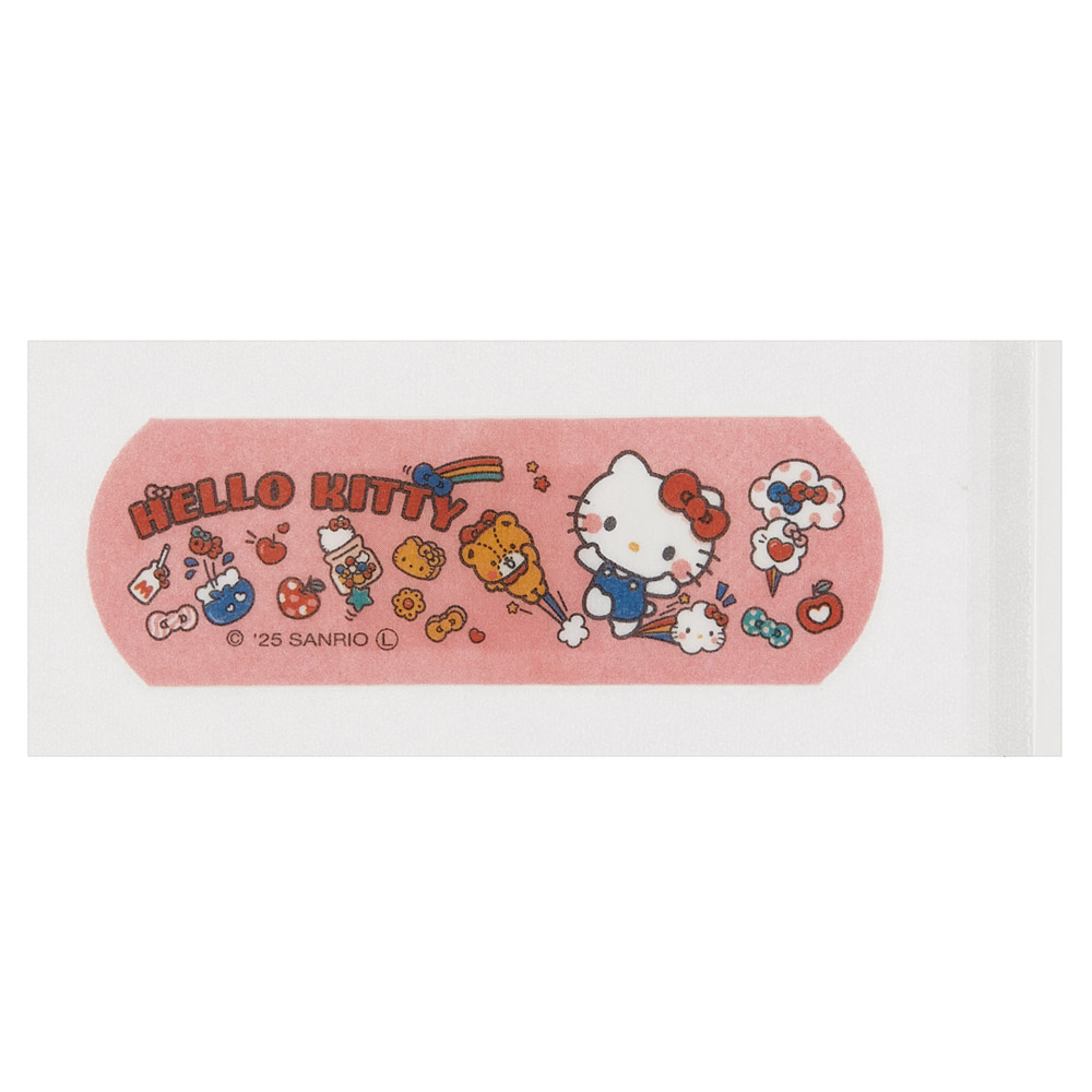 【メール便対象品】 スケーター 絆創膏 キャラクター 防水 20枚入り M サイズ ばんそうこう 可愛い 子供 伸びる skater QQBG2 キティ ハローキティ キティちゃん サンリオ 女の子【キッズ バンソウコウ かわいい 怪我 ケガ キズ 傷 救急】