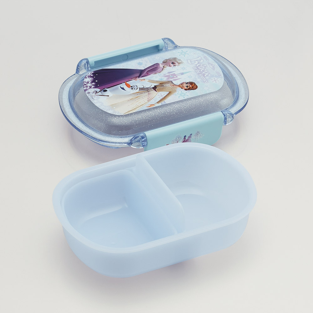 スケーター お弁当箱 子供 360ml 洗いやすい パッキン 日本製 食洗機対応 ふわっと型ふた skater QTAF2BA アナと雪の女王 26年 アナ雪 ディズニー 女の子 女子【キャラクター 1段 ランチボックス 丸型 幼稚園 キッズ】