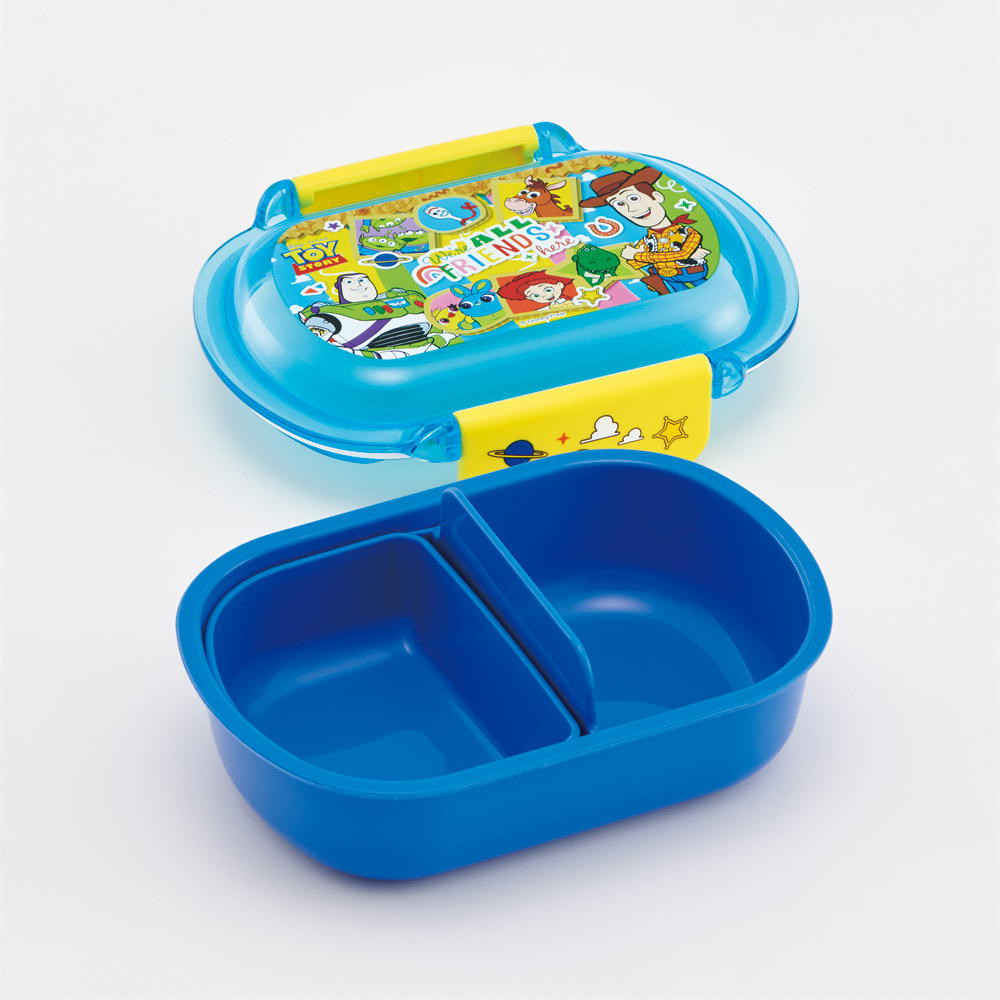 スケーター お弁当箱 子供 360ml 洗いやすい パッキン 日本製 食洗機対応 ふわっと型ふた skater QTAF2BA トイストーリー 26年 トイ・ストーリー 男の子 女の子【キャラクター 1段 ランチボックス 丸型 幼稚園 キッズ】