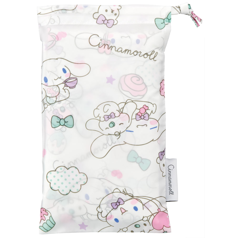 キッズレインポンチョ 身長80~100cm用 シナモロールみるくといっしょ/RAPO2_4973307640865