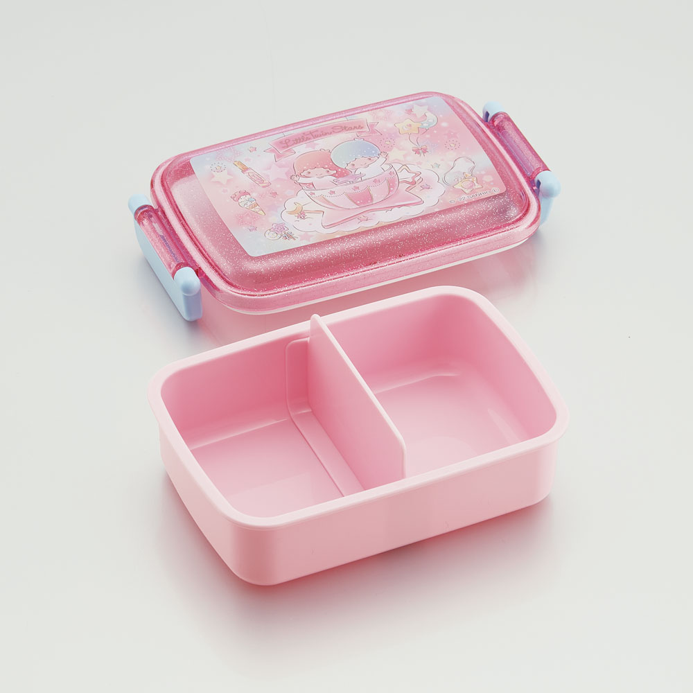 抗菌おかずがつぶれにくい ふわっとフタお弁当箱(角型) 1段/450ml ツインスター 遊園地/RBF3ANAG_4973307600555