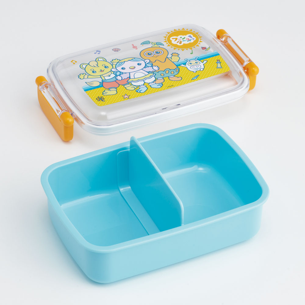 抗菌おかずがつぶれにくい ふわっとフタお弁当箱(角型) 1段/450ml ファンターネ!/RBF3ANAG_4973307620751