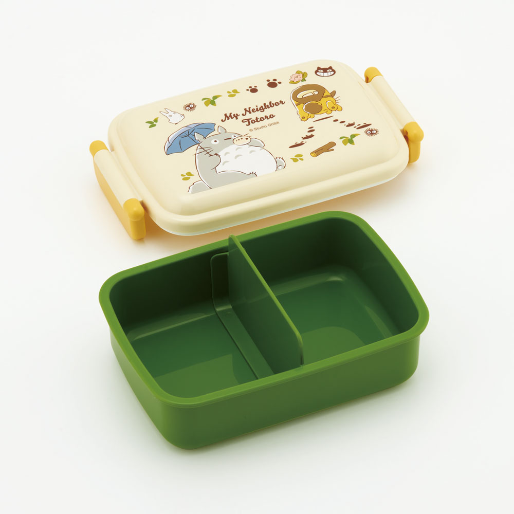 抗菌おかずがつぶれにくい ふわっとフタお弁当箱(角型) 1段/450ml となりのトトロ(ネコバス)/RBF3ANAG_4973307649530