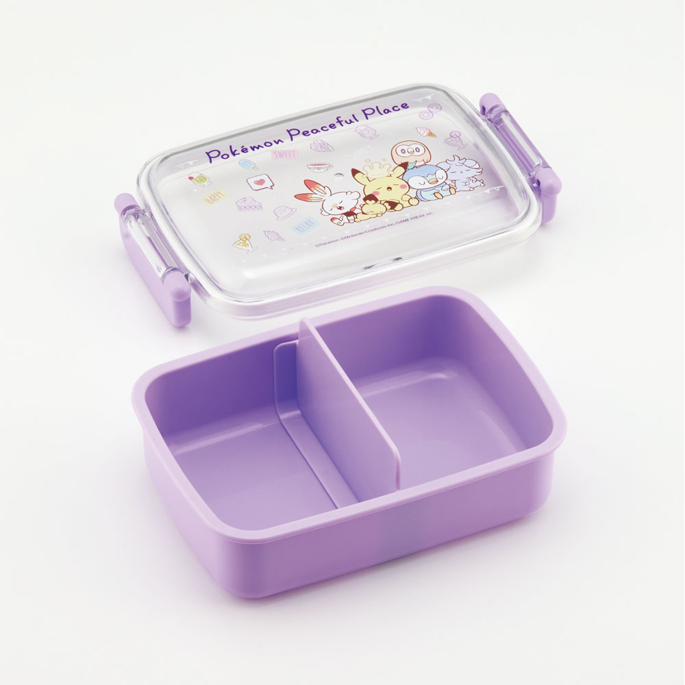 抗菌おかずがつぶれにくい ふわっとフタお弁当箱(角型) 1段/450ml ポケピース24/RBF3ANAG_4973307665097
